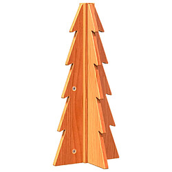 vidaXL Arbre de Noël en bois 49 cm