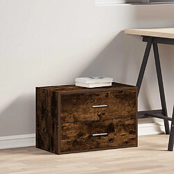 Avis VIDAXL Armoire chêne fumé 60x31x40 cm