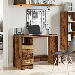 VIDAXL Bureau Vieux Bois - 102x76x50 cm