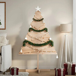 vidaXL Arbre de Noël en Bois 150 cm