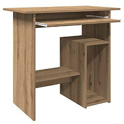 Acheter VidaXL Bureau Chêne Artisanal