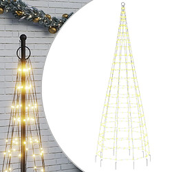 vidaXL Sapin à LED sur mât 550 LED - 300 cm