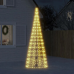 vidaXL Sapin à LED sur mât 550 LED - 300 cm