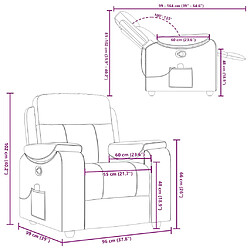 vidaXL Fauteuil massage pas cher