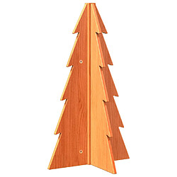 VidaXL Arbre de Noël en Bois - Bois de Pin Massif - 69,5 cm