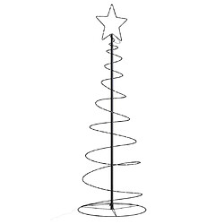Avis vidaXL Sapin de Noël LED 150 cm - 100 LED blanc chaud