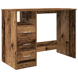 VIDAXL Bureau Vieux Bois - 102x76x50 cm