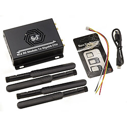 Kalea-Informatique Adaptateur M2 B Key vers Ethernet 2.5G pour module WWAN LTE