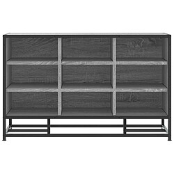 Acheter vidaXL Banc à chaussures sonoma gris