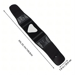 INF Ceinture de Soutien Lombaire - Taille XXL - Noir