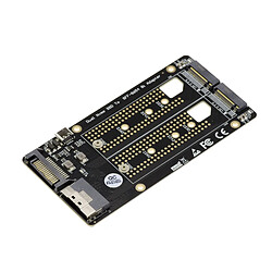 Kalea-Informatique Adaptateur pour 2 SSD M2 PCIe NVMe M Key vers SFF8654