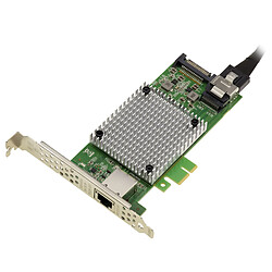 Kalea-Informatique Carte M2 M.2 NGFF PCIe B M Key 10 Gigabit RJ45 LAN Chipset Intel I82599