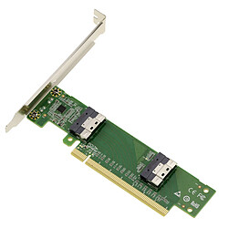 Kalea-Informatique Carte adaptateur PCIe 4.0 vers 2 ports Slim SAS SFF-8654 8i