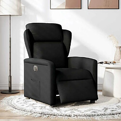 vidaXL Fauteuil inclinable électrique - Noir