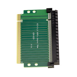 Kalea-Informatique Riser droit 50mm nappe d'extension PCI Express Gen 4.0 un port PCIe x16