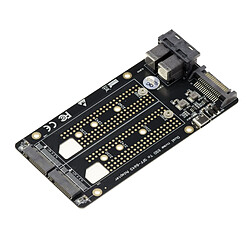 Acheter Kalea-Informatique Adaptateur pour 2 SSD M2 PCIe NVMe M Key vers SFF8643 U.2