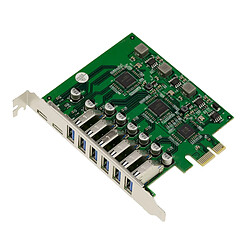 Kalea-Informatique Carte PCIe 8 ports USB 3.0 avec 2x USB3 C et 6x USB3 A