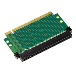 Kalea-Informatique Riser droit 50mm nappe d'extension PCI Express Gen 4.0 un port PCIe x16