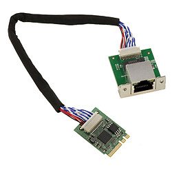 Kalea-Informatique Carte M2 M.2 NGFF E A Key 2.5 Gigabit RJ45 LAN ETHERNET Intel I226 SRKTV