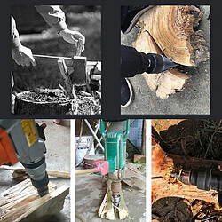 Acheter Inf Foret à bois pour perceuse - Noir