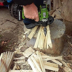Inf Foret à bois pour perceuse - Noir pas cher