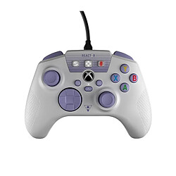 Turtle Beach Manette de jeu PC/XBOX - REACT-R - Filaire - Blanc et violet