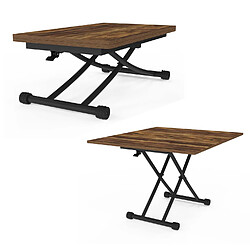 Acheter Idmarket Table URBANA - Bois foncé/noir