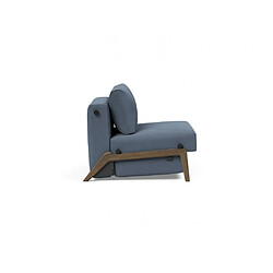 Avis Inside 75 Fauteuil scandinave tissu - Bleu