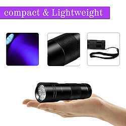 INF Lampe de poche UV 12 LED 395 nm