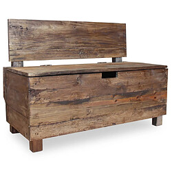 Acheter Helloshop26 Banc banquette bois de récupération - Bois