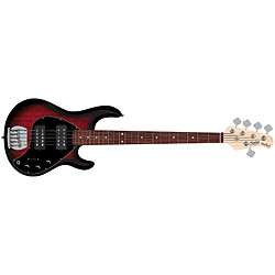 Sterling by Music Man StingRay RAY5HH - Ruby Red Burst Satin