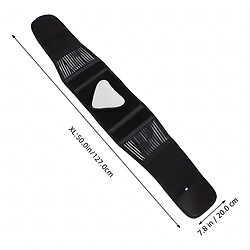INF Ceinture de Soutien Lombaire XL - Noir