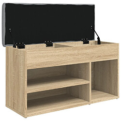 Avis Decoshop26 Banc à chaussures tissu - Gris