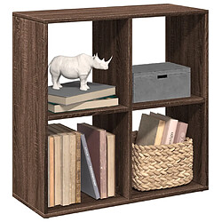 vidaXL Étagère Séparatrice - Chêne Marron