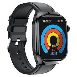 INF Montre intelligente avec ECG - Noire