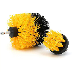 Inf Brosses à récurer pour perceuse - Jaune pas cher