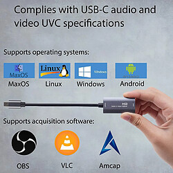 Avis INF USB-C vers HDMI - Carte de capture