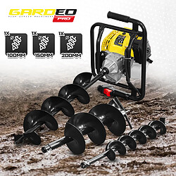 Acheter Tarière thermique 52CC + 3 mèches 100 - 150 et 200mm - Gardeo