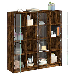 Acheter vidaXL Bibliothèque - Chêne Fumé