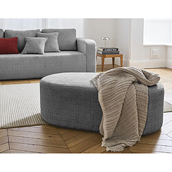 Bestmobilier Miro Pouf - Gris