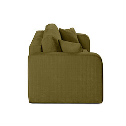 Acheter Bestmobilier Canapé droit Miro - Olive