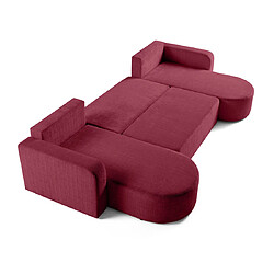 Avis Bestmobilier canapé panoramique convertible - prune