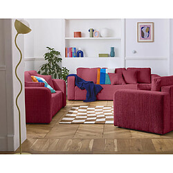 Bestmobilier Canapé droit 2 places - Prune