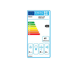 Table de cuisson aspirante induction 83 cm 4 feux 7400w noir - 5383836 - ROBLIN