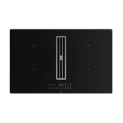 Table de cuisson aspirante induction 83 cm 4 feux 7400w noir - 5383836 - ROBLIN