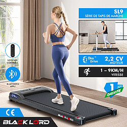 BLACK LORD Tapis de Marche Noir