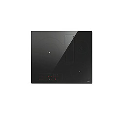 Table de cuisson aspirante induction 60cm 3 feux 7400w noir - PRF0187245 - Nikolatesla Fit 3z Bl/f Bo/60 - ELICA