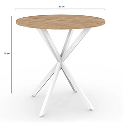 Acheter Table ronde ALIX IDMARKET