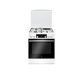 Amica ACM7035RB Cuisinière mixte - 4 foyers - Four multifonction 77L - Blanc - Catalyse