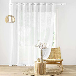 Douceur D'Interieur Voilage Delano grande largeur - 300 x 240 cm - Blanc